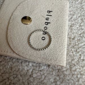 Bluboho abacus sterling silver ring size 7